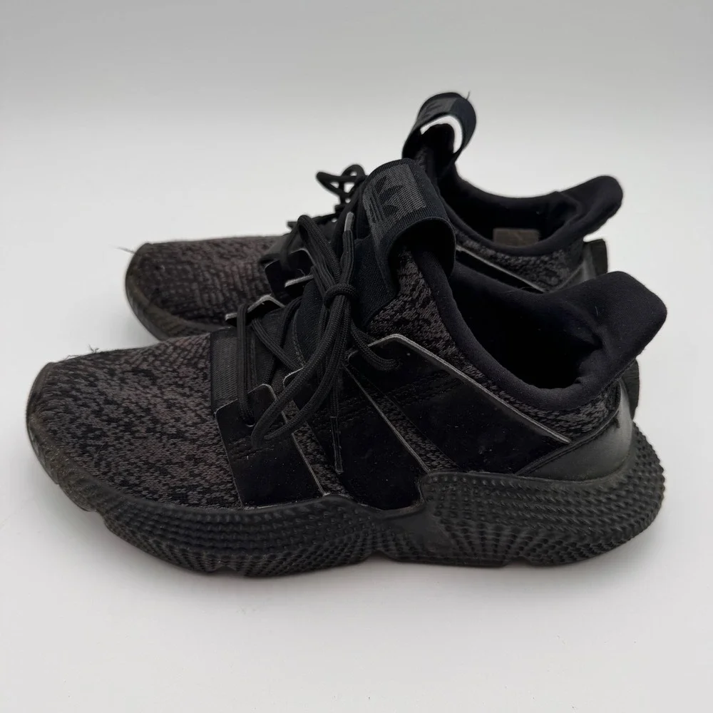 Adidas Prophere Core Black Carbon Knit Sneakers CQ2126 Mens 5.5‎ Womens 6.5